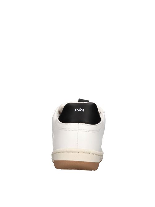 Sneakers in pelle ed ecopelle PAP | PAPD001 034BIANCO-NERO